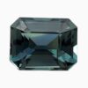 Natural teal green-blue sapphire gemstone