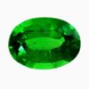 Natural green oval tsavorite gemstone