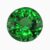 Natural green round tsavorite gemstone