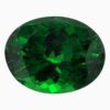 Natural green oval tsavorite gemstone