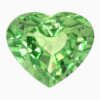 Natural green heart tsavorite gemstone