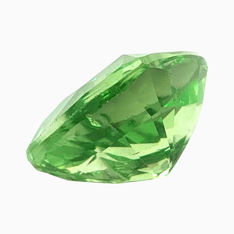 green heart tsavorite gemstone
