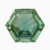 Natural unheated blue-green sapphire gemstone