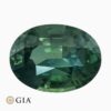 Natural unheated bluish green sapphire gemstone