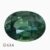 Natural unheated bluish green sapphire gemstone