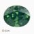 Natural unheated bluish green sapphire gemstone