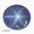 Natural blue star sapphire gemstone