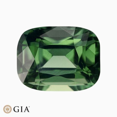 Natural unheated green sapphire gemstone