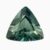 Natural unheated green-yellow-blue sapphire gemstone