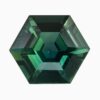 Natural unheated greenish blue sapphire gemstone