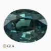 Natural unheated greenish blue sapphire gemstone