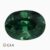 Natural unheated greenish blue sapphire gemstone