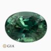 Natural unheated greenish blue sapphire gemstone
