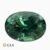 Natural unheated greenish blue sapphire gemstone