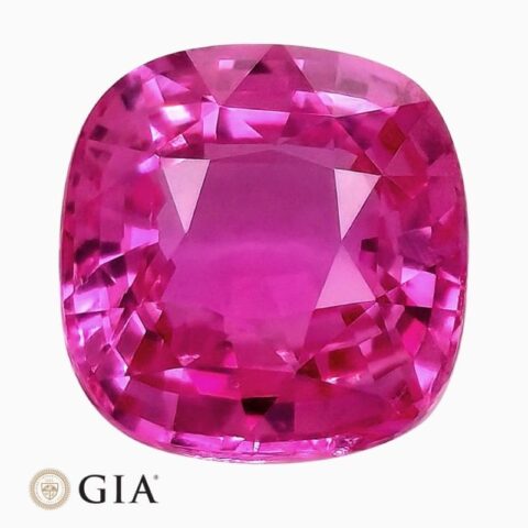 Natural unheated madagascar pink sapphire gemstone