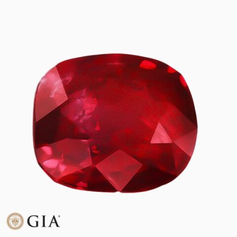Natural unheated mozambique ruby gemstone