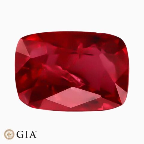 Natural unheated mozambique ruby gemstone