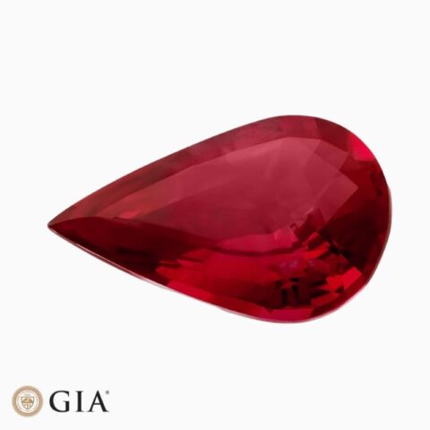 Natural unheated mozambique ruby gemstone