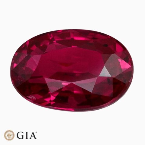 Natural unheated mozambique ruby gemstone