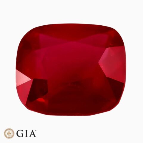 Natural unheated mozambique ruby gemstone