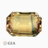 Natural orangy yellow blue sapphire gemstone
