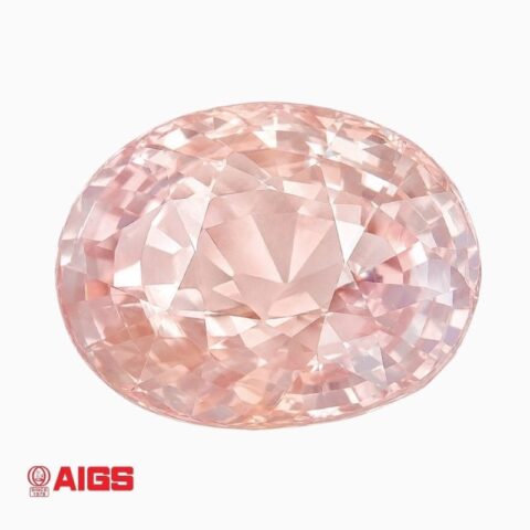 Natural unheated padparadscha sapphire gemstone