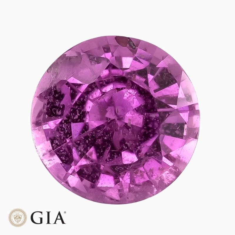 Natural unheated pink sapphire gemstone
