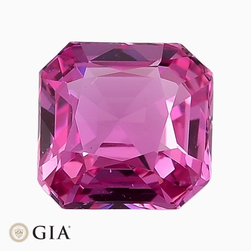 Natural unheated pink sapphire gemstone
