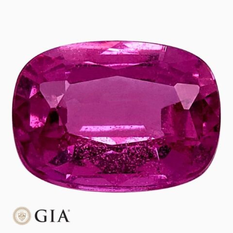 Natural unheated pink sapphire gemstone