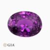 Natural purple sapphire gemstone