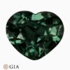 Natural unheated teal bluish green sapphire gemstone