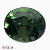 Natural unheated teal bluish green sapphire gemstone