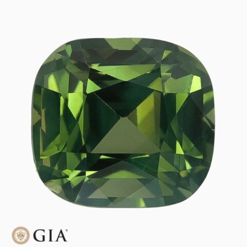 Natural unheated teal green sapphire gemstone
