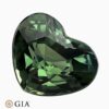 Natural unheated teal green sapphire gemstone