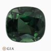 Natural unheated teal greenish-blue sapphire gemstone