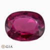 Natural unheated thailand ruby gemstone