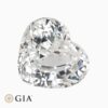 Natural near colorless sapphire gemstone