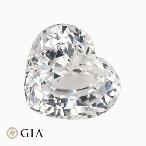 Natural near colorless sapphire gemstone