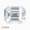Natural colorless sapphire gemstone