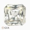 Natural light yellow sapphire gemstone