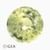 Natural yellow sapphire gemstone