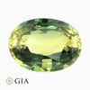 Natural yellowish blue sapphire gemstone