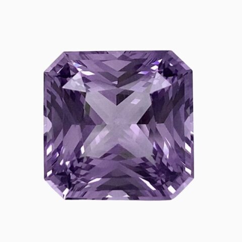 Natural violet spinel gemstone