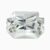 Natural white sapphire gemstone