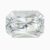 Natural white sapphire gemstone