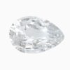 Natural white sapphire gemstone