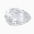 Natural white sapphire gemstone