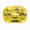 Natural yellow sapphire gemstone