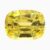 Natural yellow sapphire gemstone