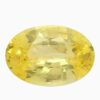 Natural yellow sapphire gemstone